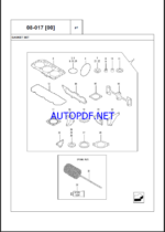 Case CX36B Tier 4 NA Mini Excavator Service Parts Catalogue (S3PX00040ZE06PC)
