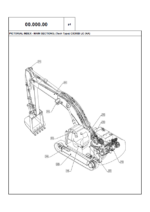 Case CX530D LC Tier 4B Long Carriage Crawler Excavator Service Parts Catalogue (540421354PC) (October 2023)