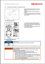 Takeuchi TW80 Series 2 Wheel Loader Operation and Maintenance Manual (8049530)