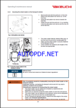 Takeuchi TB007 Mini Excavator Parts Manual (PB4-101Z7-3)