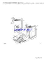 Takeuchi TB016 Mini Excavator Parts Manual (BD4Z001-7-0)