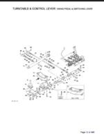 Takeuchi TB025 Mini Excavator Parts Manual (PE3-102Z8)
