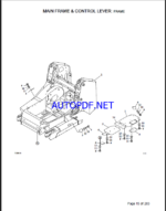 Takeuchi TL120 Track Loader Parts Manual (BT3Z001-6-0)