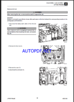 Takeuchi TB225 Mini Excavator Workshop Manual (CD8E009)