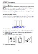 Takeuchi TKB1702-S Hydraulic Hammer Service Manual