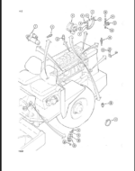 Case 1102D, 1102PD Vibrating Self Propelled Roller Parts Catalog (8-6182)