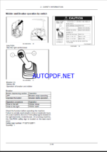 Case CX36B Tier 4B Final Compact Hydraulic Excavator Operators Manual (S2PX00050ZE03) (November 2015)