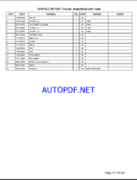 Takeuchi TB228 Mini Excavator Parts Manual (BE7Z008-4-0)