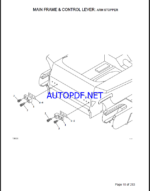 Takeuchi TL120 Track Loader Parts Manual (BT3Z001-6-0)