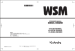 Kubota V3-E3B V3-E3CB V3-E3BG Diesel Engine Workshop Manual