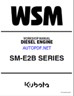 Kubota SM-E2B SERIES DIESEL ENGINE Workshop Manual