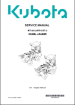 Kubota RT100-2 RT105T-2 Wheel Loader Service Manual