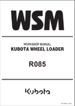 Kubota R085 Wheel Loader Workshop Manual