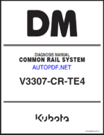 Kubota V3307-CR-TE4 Common Rail System Diagnosis Manual