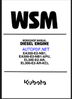 Kubota EAEL 300-E2 series Diesel Engine Workshop Manual