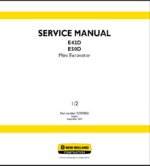 Case CX17D, CX18D, CX19D, CX20D Mini Excavator Service Manual (92316867) (September 2024)
