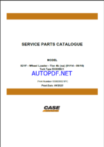 Case 821F Tier 4B Wheel Loader Service Parts Catalogue (530635821PC) (April 2023)