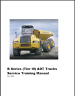 Case B Series Tier 3 Articulated Dump Trucks Service Training Manual (0409)