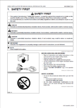 Kubota DIESEL PARTICULATE FILTER HANDLING MANUAL (FOR EXCAVATOR) Workshop Manual