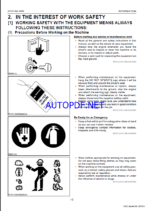 Kubota KX101-3 alpha 4 Excavator Workshop Manual