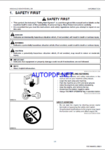 Kubota KX042-4 ALPHA Excavator Diagnosis Manual (D1803-CR-TE5-BH)
