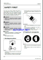Kubota U50-5 Excavator Workshop Manual