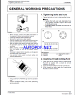 Kubota 07-E3B SERIES Diesel Engine Workshop Manual