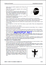 Komatsu WA475-11E0, WA485-11E0 Wheel Loader Shop Manual (VEN58000)