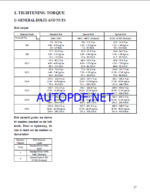 Kubota KC100HD Dumper Workshop Manual