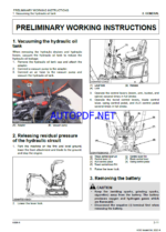 Kubota K008-5 Excavator Workshop Manual