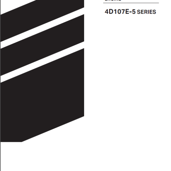 Komatsu SAA4D107E-5 Engine Shop Manual (SEN07009-03)