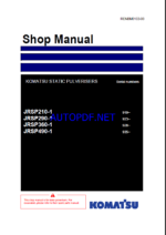 Komatsu JRSP490-1 Attachment Shop Manual (RENBM0102-00)