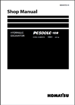 vKomatsu PC500LC-10R Crawler Excavator Shop Manual (SEN06722-15) (SN 100001-UP)