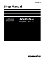 Komatsu PC490LCi-11 Crawler Excavator Shop Manual (SEN06592-23) (SN 85113-UP)
