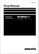 Komatsu PC490LCI-11 Crawler Excavator Shop Manual (SEN06911-08) (SN 85001-UP)
