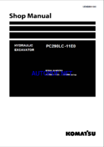 Komatsu PC290LC-11E0 Crawler Excavator Shop Manual (UENBM01000) (SN K75600-UP)
