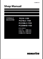 Komatsu PC230NHD-11E0 Crawler Excavator Shop Manual (UENBM00790)