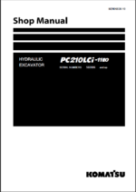 Komatsu PC210LCI-11E0 Crawler Excavator Shop Manual (SEN06838-10) (SN 503996-UP)