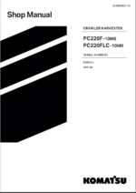 Komatsu PC220F-10M0 Crawler Excavator Shop Manual (KEBM680113) (SN B20001-UP)