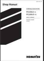 Komatsu PC220LC-12 Crawler Excavator Shop Manual (SEN07005-C0) (SN C50001-UP)