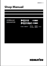 Komatsu PC210-10M0, PC210LC-10M0 Crawler Excavator Shop Manual (SEN06701-13) (SN 600001-UP)