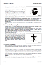 Komatsu SK715-8E0 Skid Steer Loader Shop Manual (WENBM00580) (SN F20001-UP)