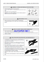 Komatsu FB10MF-12, FB13MF-12, FB15-12 Electric Forklift Shop Manual (BBA12E1-14)