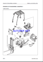 Komatsu FB20AGF-12 Electric Forklift Shop Manual (BBA12E1-14)