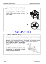 Komatsu FD30H-16, FD35A-16, FG10-21 Internal Combustion Forklift Shop Manual (SEN05692-08)