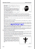 Komatsu PC365LC-11 Crawler Excavator Shop Manual (SEN07030-01) (SN 95001-UP)