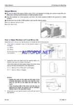 Komatsu PC138E-11 Crawler Excavator Shop Manual (SEN06979-05) (SN 1-UP)