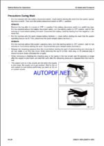 Komatsu D85EX-18E0, D85PX-18E0 Crawler Dozer Shop Manual (SEN06761-04) (SN 23363-25000)