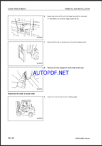 Komatsu FB10-12, FB10F-12, FB10M-12 Electric Forklift Shop Manual (BBA12E1-14)