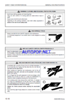 Komatsu FB15F-12, FB15M-12, FB15MF-12 Electric Forklift Shop Manual (BBA12E1-14)